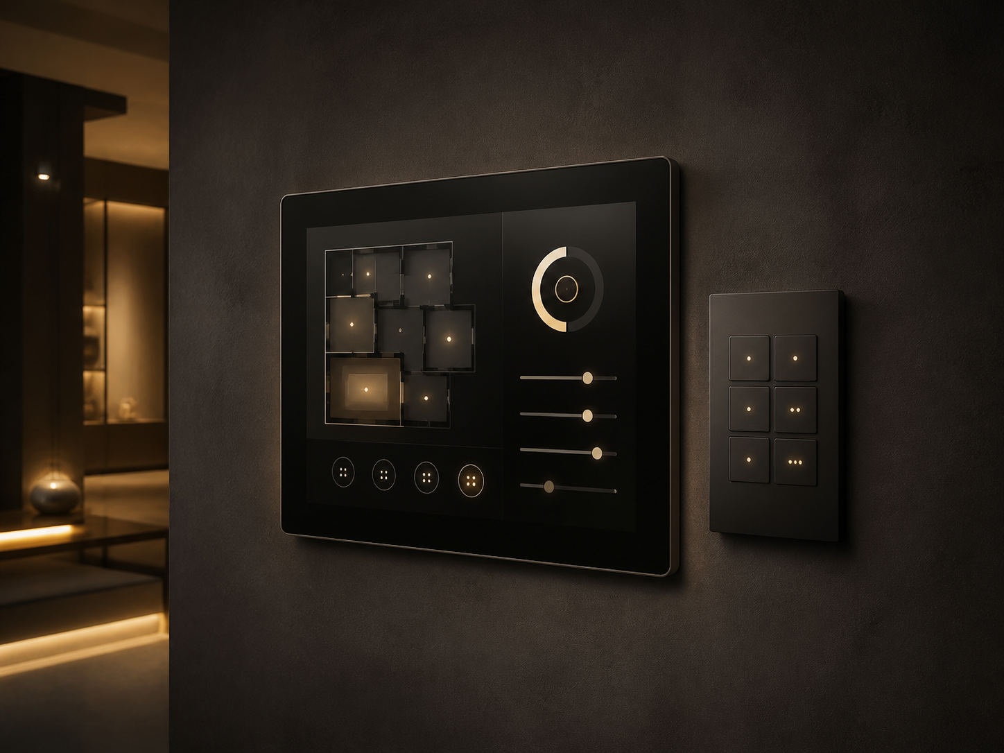 Scenes & interfaces lighting control concept