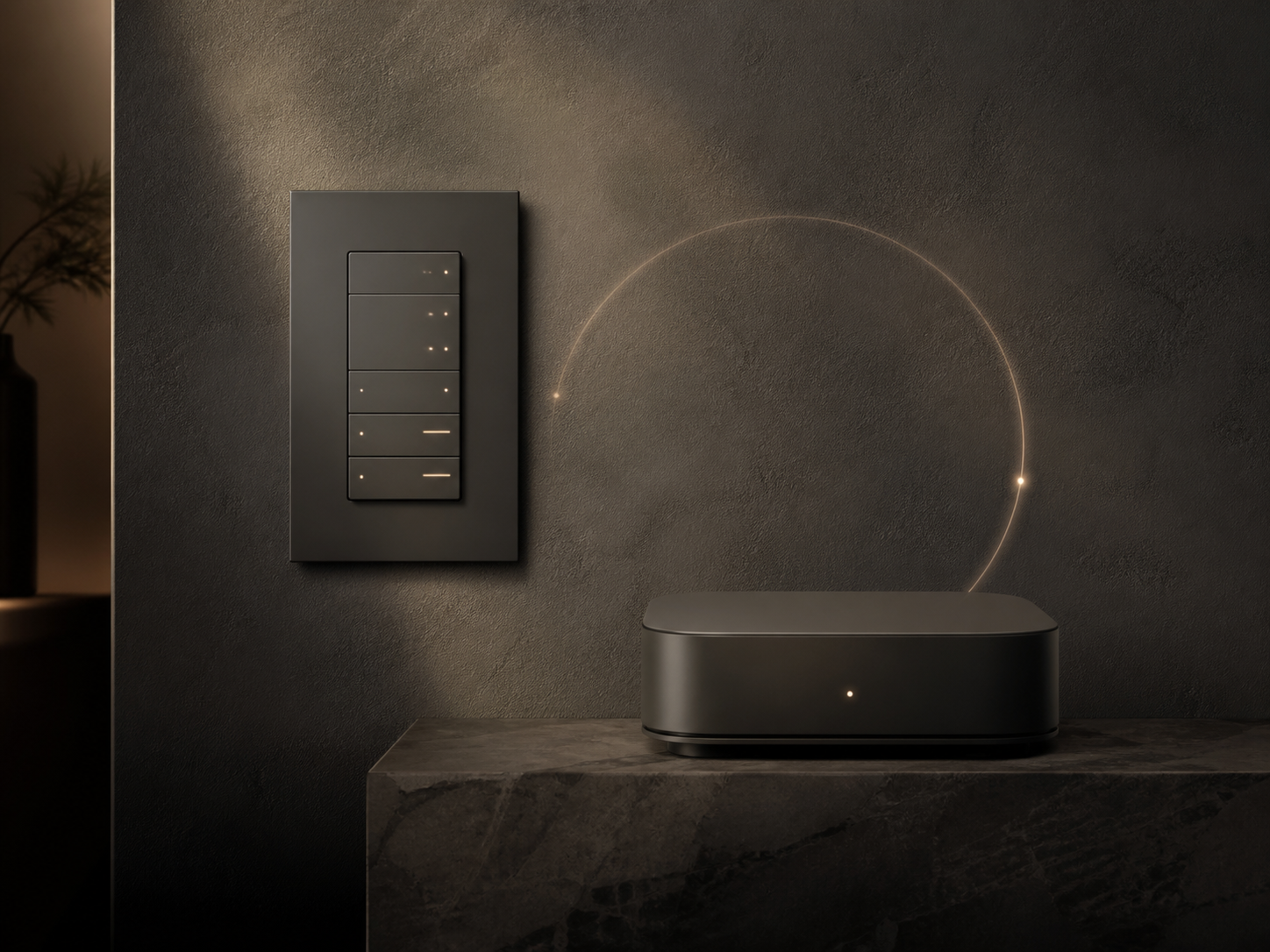 Wireless control lighting control concept